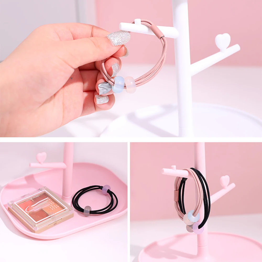 Miroir de maquillage en forme d'oreille mignonne, porte-bijoux T1, miroir de courtoisie pour chambre à coucher