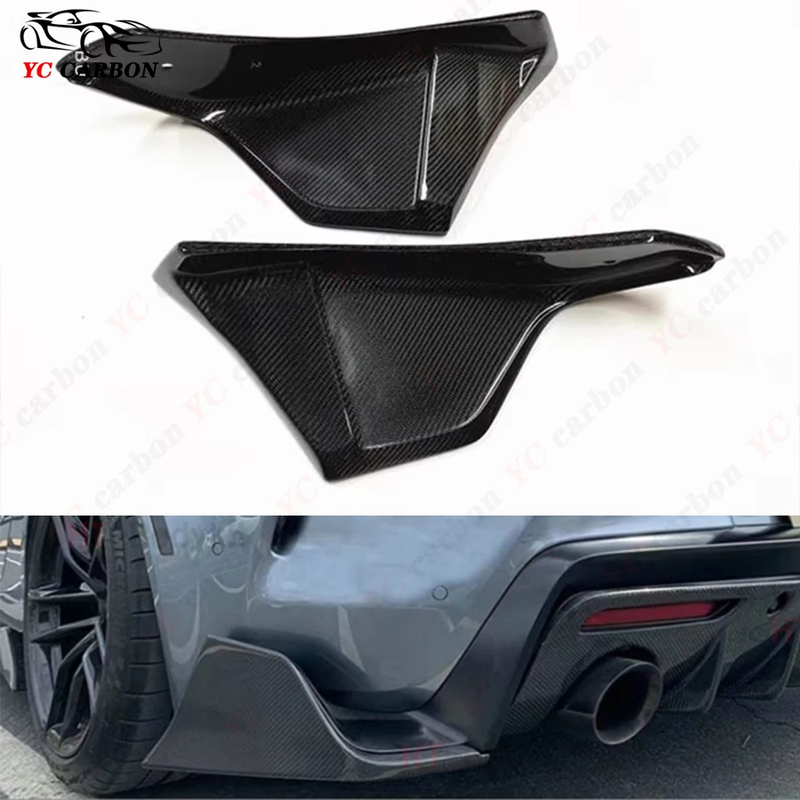 

For Toyota Supra GR A90 A91 MK5 High quality Modified Rear Splitter Carbon fiber Rear Corner Diffuser Splitter Car Accessories