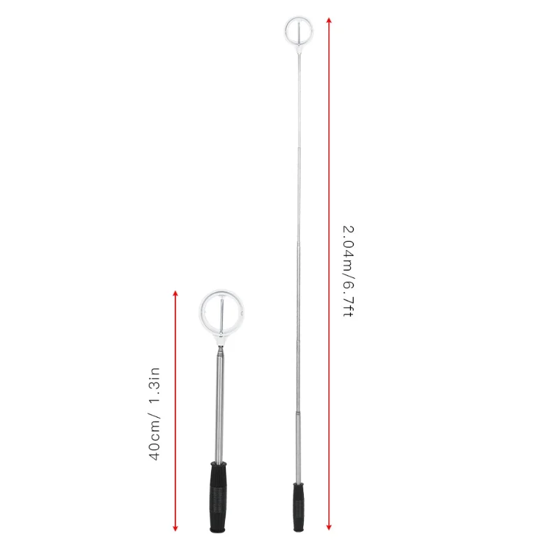 8 Sections Telescopic Golf Ball Pick Up Retriever Stainless Steel Shaft For Outdoor Sports Supplies