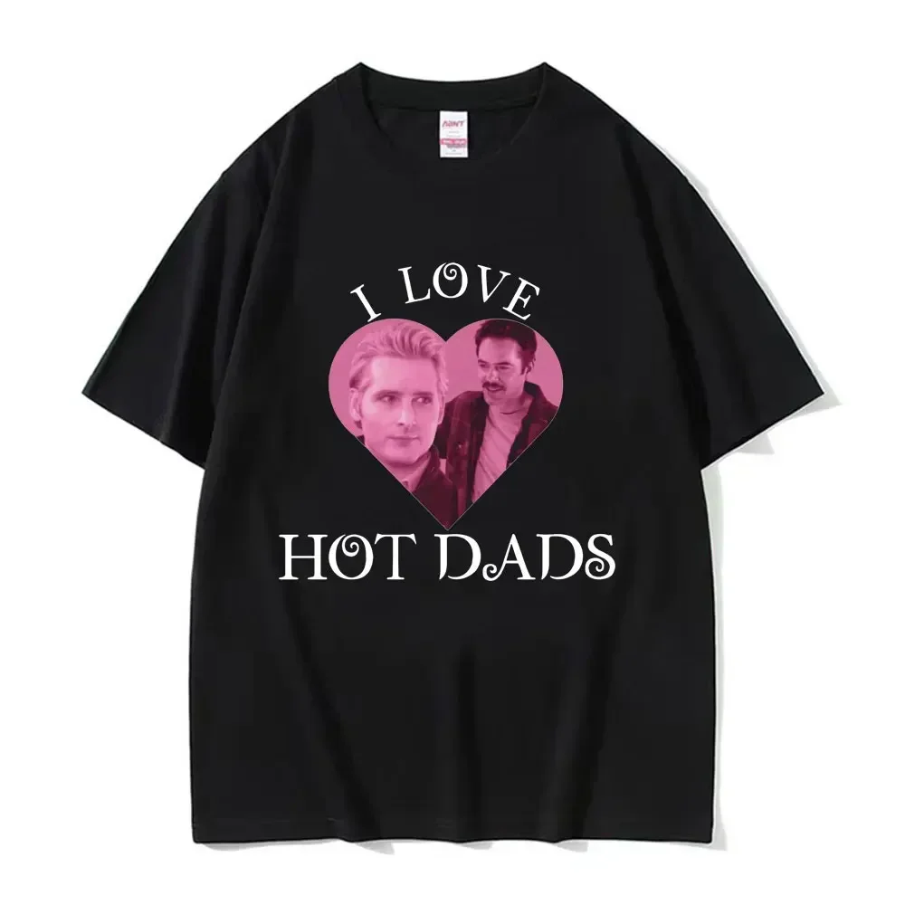 T-shirt pour homme et femme, streetwear, imprimé I Love Hot Dads, The Twilight Saga, Charlie CeleBurke