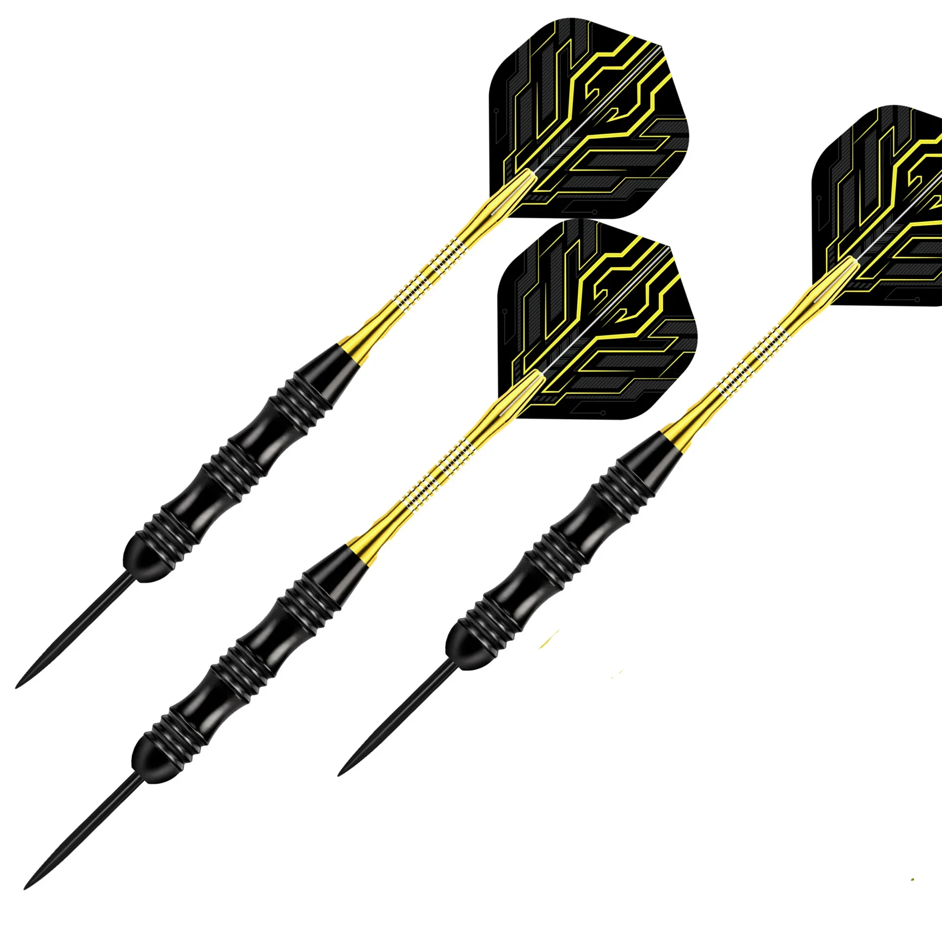 3 stks Professionele Staal Puntige Dart 22g Kiel Dart met 3 stks Aluminium As + Extra 3 Dart Vluchten voor Darts Spel