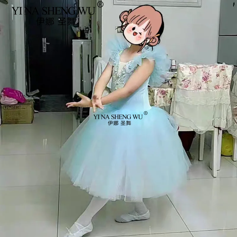 Balletjurken voor kinderen, dansjurken voor meisjes, programma's voor kinderen, collectieve prestatiekostuums, dansvoorstellingkostuum