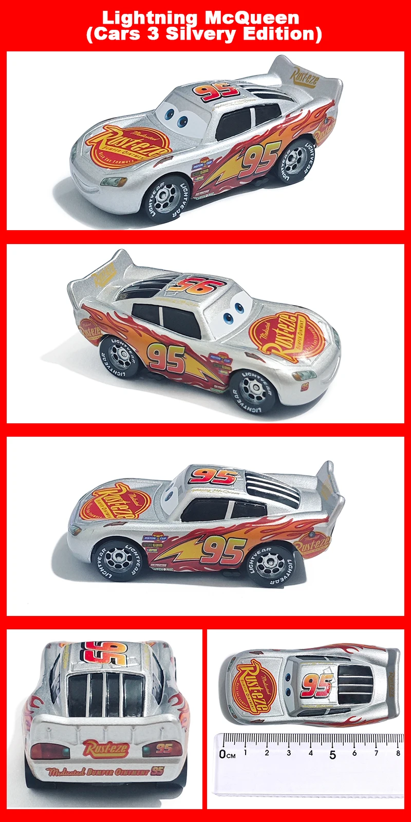 Pixar Cars Inertial Assistance Alloy Offroad-Fahrzeug Lightning McQueen Storm Cruz Mater Jackson Ramirez Kinderspielzeug Geschenke – Detail 35