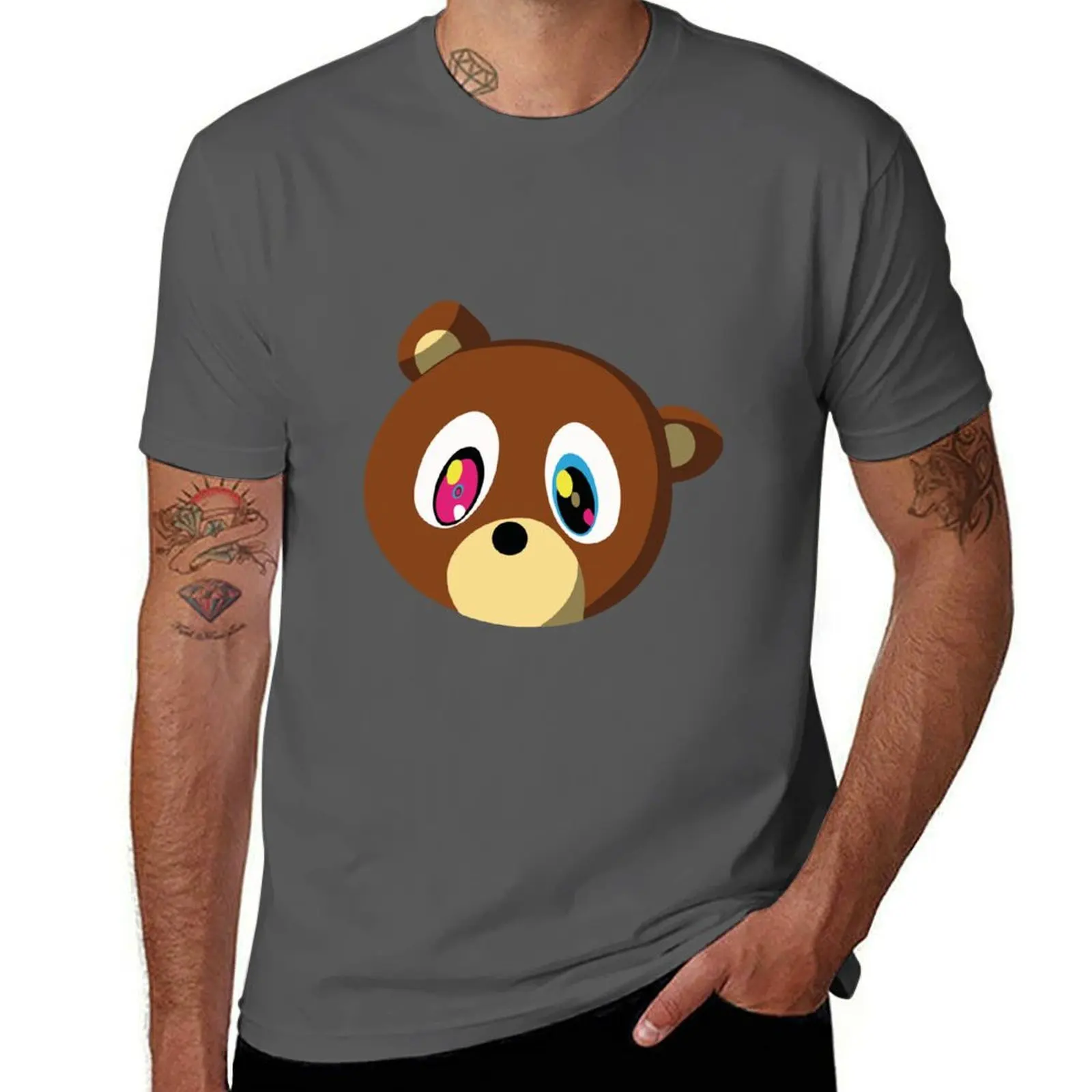 

kanye graduation bear T-Shirt cotton tshirt 100% t shirt for man 100 percent cotton t shirt man cotton T-Shirt