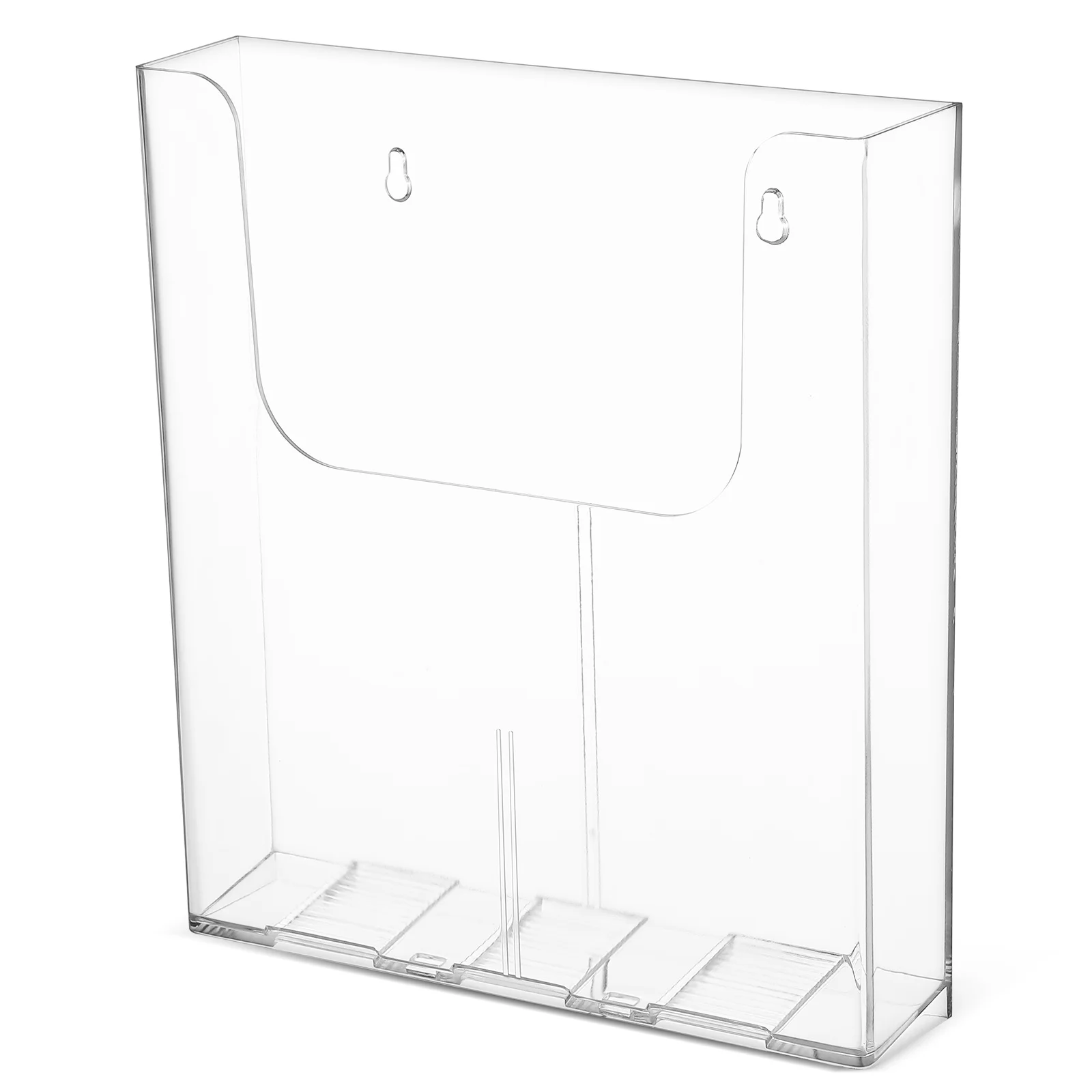 

Acrylic Brochure Holder Transparent Magazine Display Mount Document ganizer Strong Clear Flyer Stand