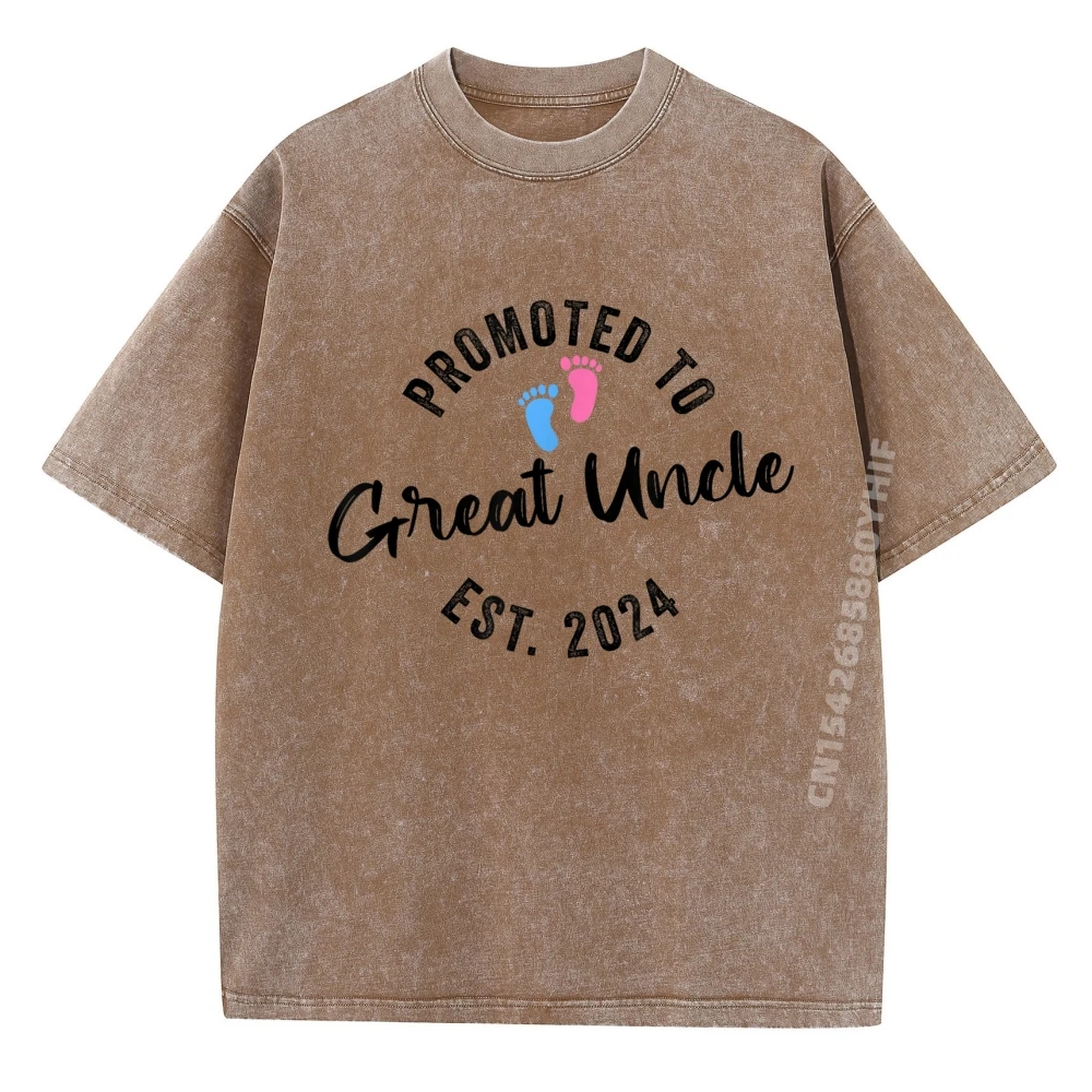 

Специальная мужская футболка с принтом, способная большим дяди, топы и футболки с графическим рисунком, мужская стираная футболка для отдыха