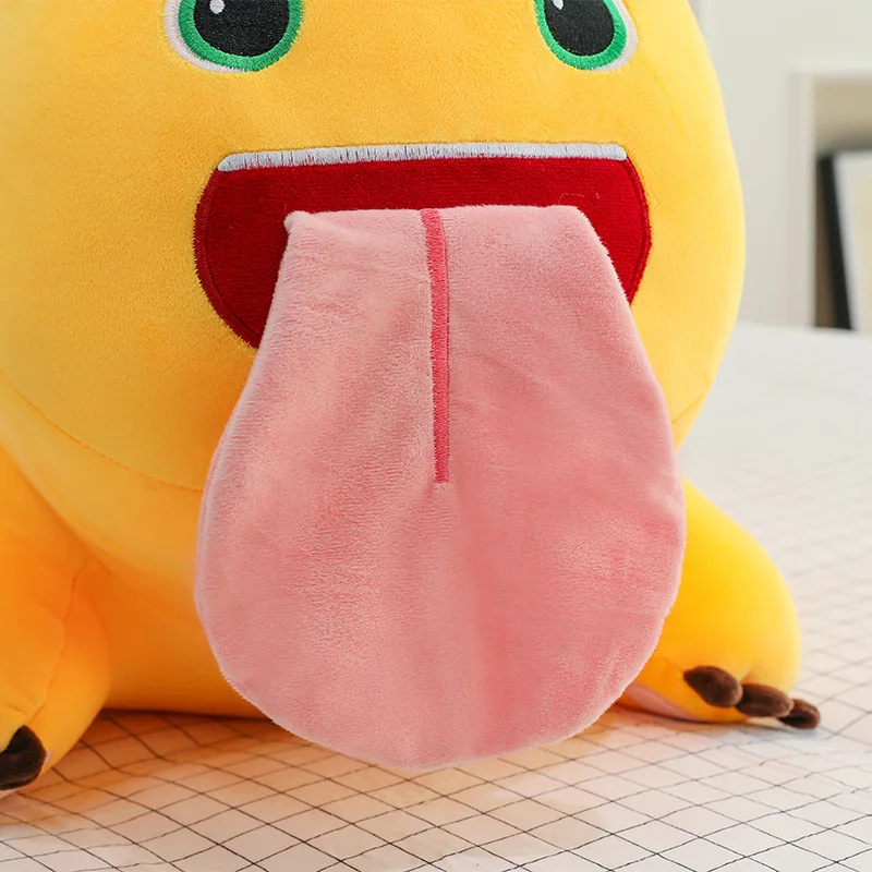 Kawaii MilkDragon knuffel schattige gevulde pop MilkDragon met tong magnetische bevestiging voor kinderen verjaardag kerstcadeau gevulde pop