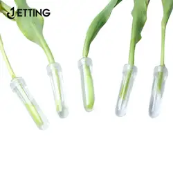 20Pcs Plastic Fresh Flower Nutrition Tube With Cap Water Storage Tube Keep Fresh Hydroponic Container Floral Water Tube