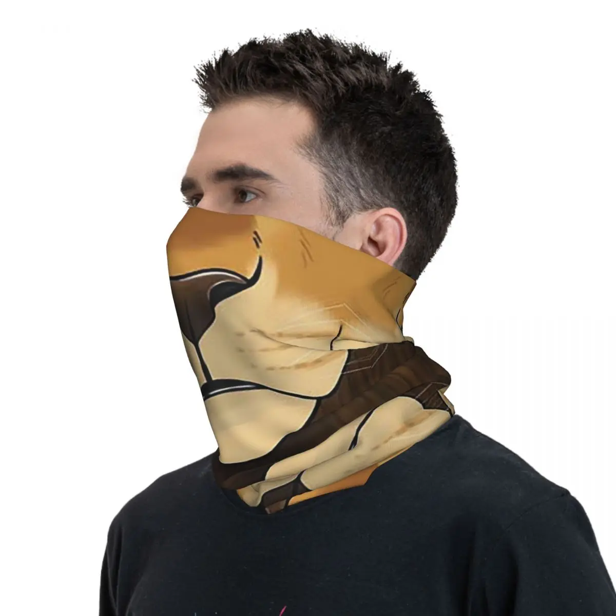 Écharpe de masque imprimée Ga Neck Bandana pour adultes, vêtements de sauna chauds, sports de plein air, hommes, femmes, discuter, hiver