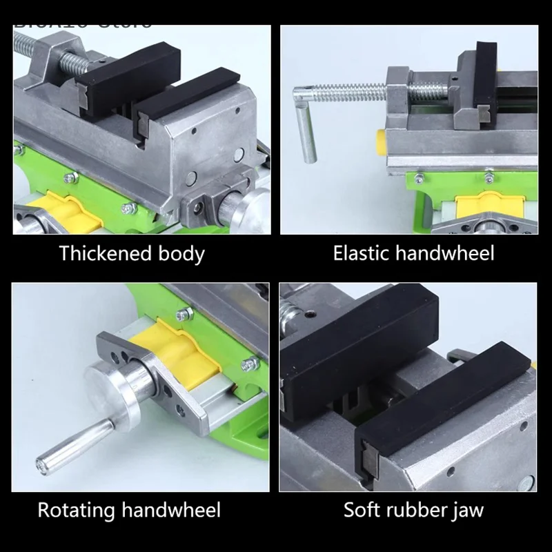 Фрезерные сверлильные тиски 2 в 1, поворотное основание, составной верстак, крестовый верстак, прецизионные сверхмощные крестовые тиски для сверлильного станка