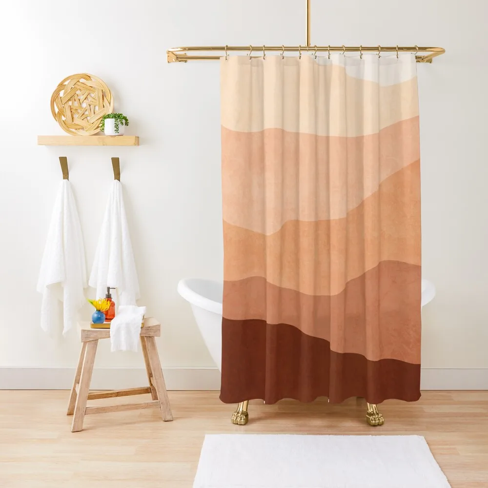 

Abstract Ombre Sunset landscape Shower Curtain Bathroom Shower Set Shower Set For Bathroom Anime Bathtub Curtain