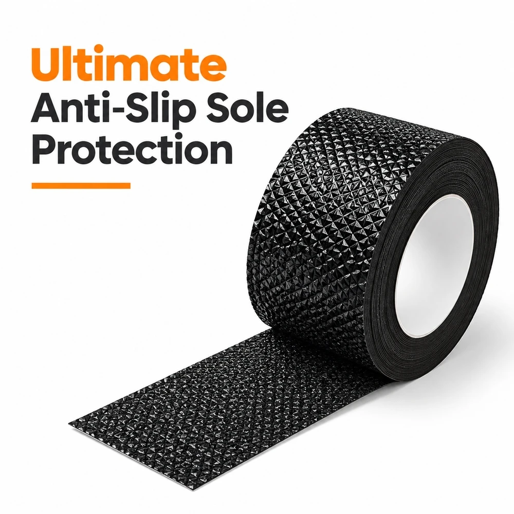 Diamond Pattern Self Stick Anti Slip Sole Tape Shoe Guard for Sneakers Dress Shoes Martin Boots Easter Basket Filler