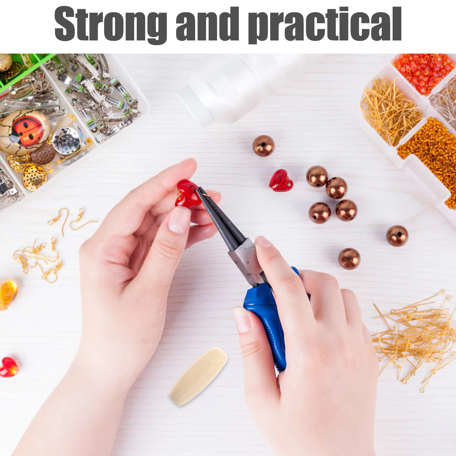 150 قطعة خشبية بيضاوية طبيعية خشب القيقب ثقب كبير برميل Diy بها بنفسك الحرف صنع المجوهرات ستائر الباب حقيبة الزينة فاصل