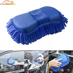 Guanti blu Detergente per vernice Ruggine Rimozione macchie di alette Microfibra Auto Motos Rondella Pulizia Cura Dettagli Spazzole Lavaggio Asciugamano Strumenti