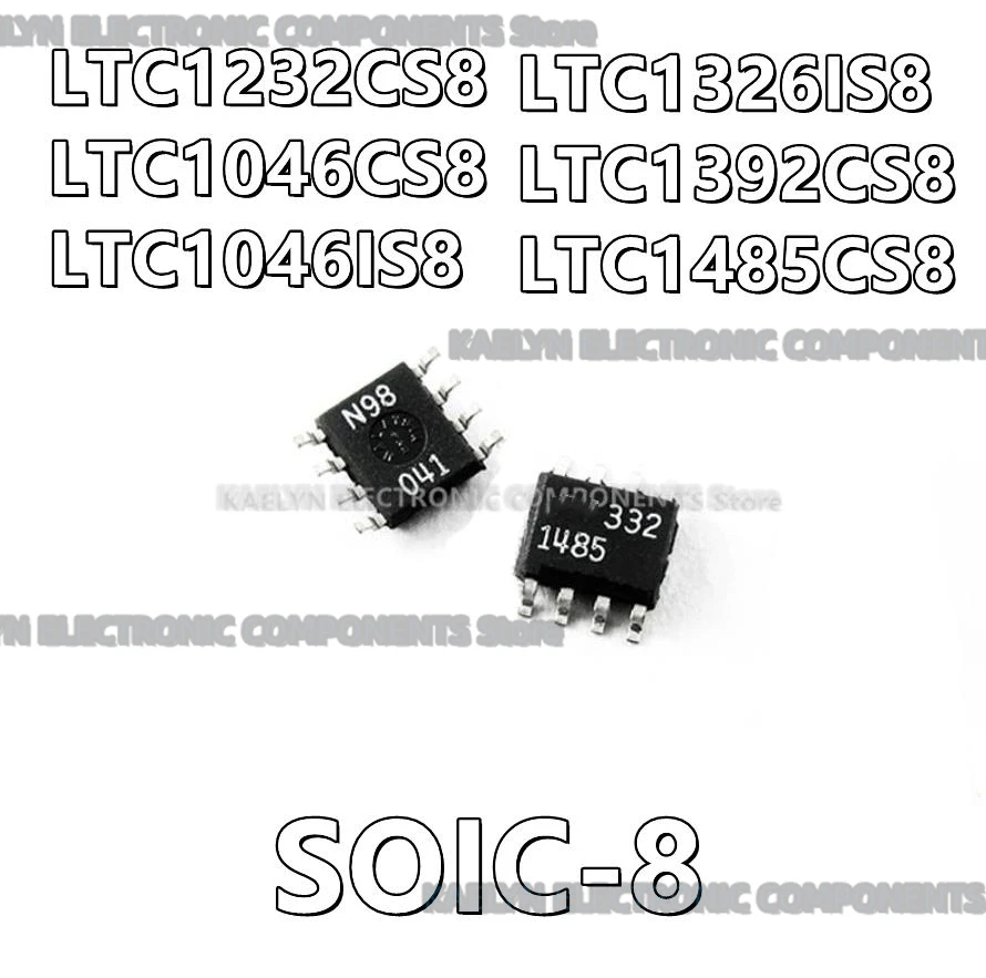 

10Pcs/lot LTC1232CS8 LTC1232 LTC1046CS8 LTC1046IS8 LTC1046 LTC1326IS8 LTC1326 LTC1392CS8 LTC1392 LTC1485CS8 LTC1485 SOIC-8
