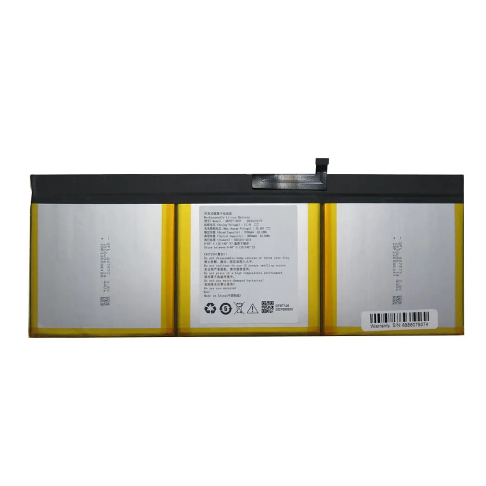 Laptop Battery For 407577-3S1P 11.4V 3800MAH 43.32WH