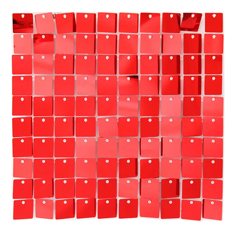6–30 Stück bunte Glitzer-Pailletten-Hintergrund-Wandpaneele, hellgoldene, quadratische, glänzende Paneele, Hochzeit, Geburtstag, Weihnachten, Party-Hintergrund – Detail 10