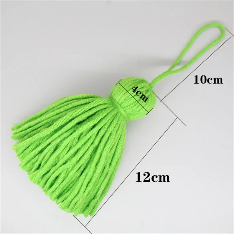 20pcs/lot new cotton fat tassel for diy charms garment luggage jewelry making pendant fluffy thick tassels fringe accessories