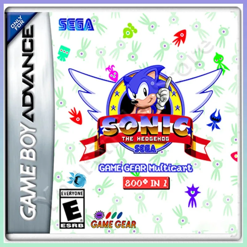 Game  Cartridge Sega GG GBA Game Card 600+in One Including English and Japanese Games