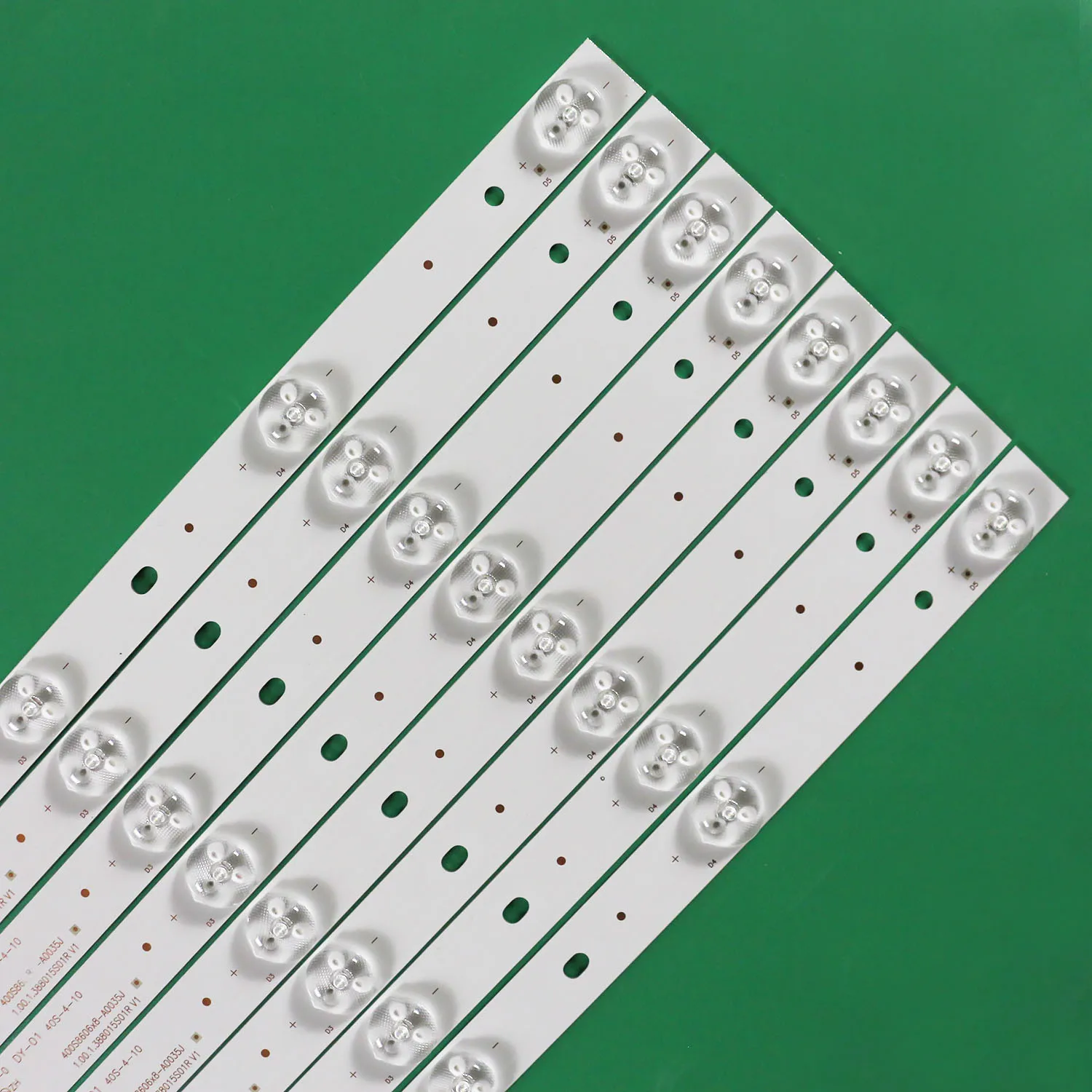 新しい 5LED 389 ミリメートル LED バックライトストリップフィルコ PH40R86DSGW 400S8605X8-B0040 E34036 40S-4-10 1.00.1.388015S01R V1 94V-O DY-01