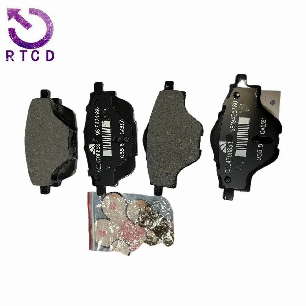 Novo original dianteiro e traseiro conjunto de pastilhas freio 1609000980 1612739280 para peugeot 308 508sw 5008 c4 ds5 ds6 rcz