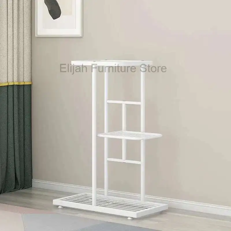 

France Aesthetics Flower Shelf Living Room Simple Designer Modern Plant Display Shelf Organizer Indoor Plantenrek Furniture