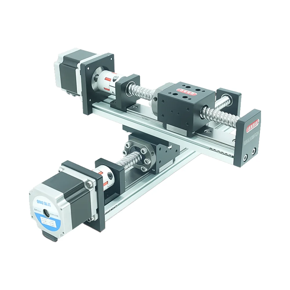 High Precision Structure Customizable Length Screw Rail Module With Stepper Servo Motor Core Bearing Low Noise