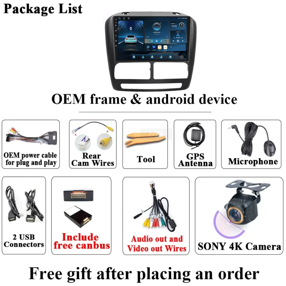 Android 16 Car Radio For FIAT Doblo 2010 2011 2012 - 2015 Navigation GPS Multimedia Video Player Stereo Carplay+auto WiFi+4G BT