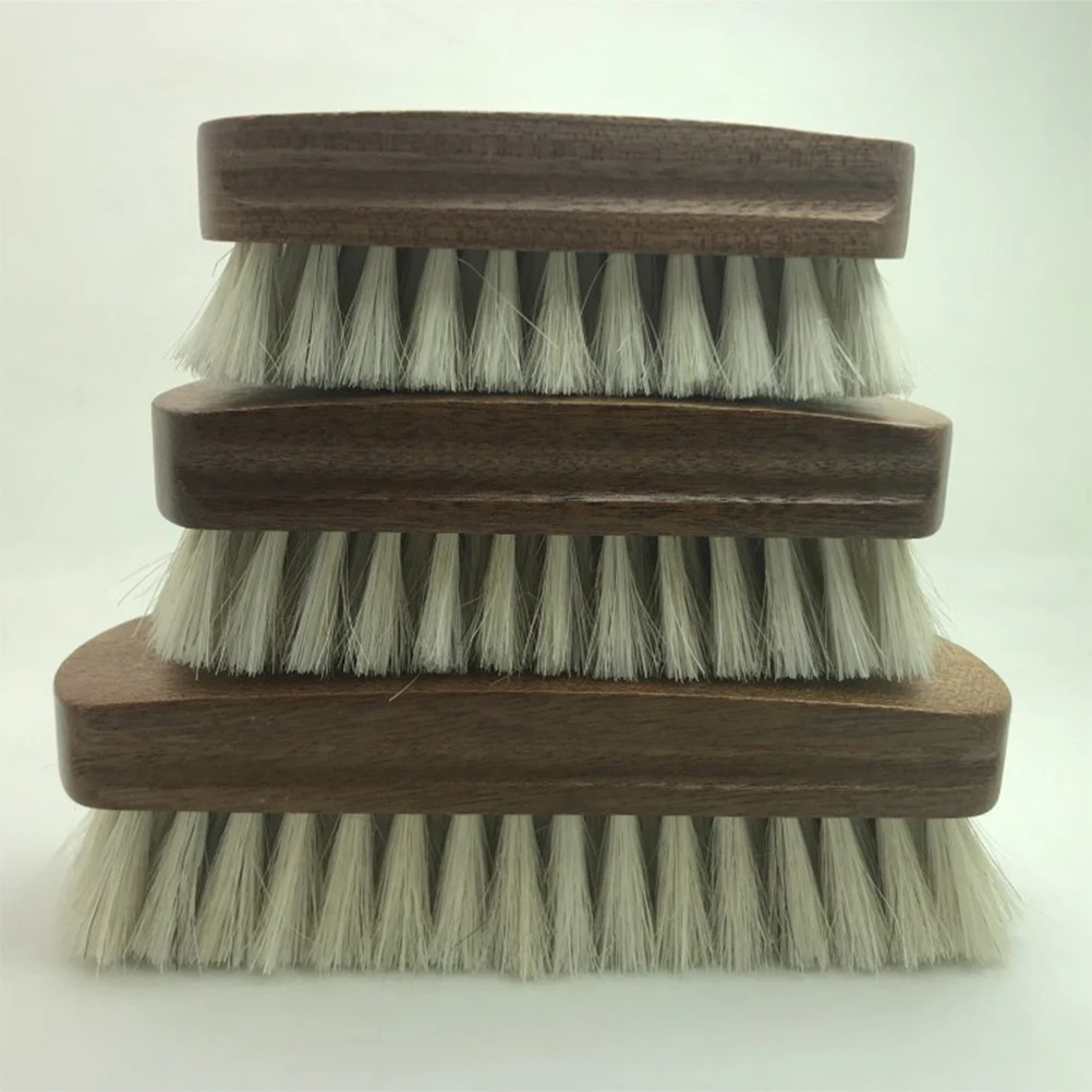 

Premium Shoes Cleaning Brush Multifunctional Horse Hair Polishing Tool Bamboo H Effective Angle Durable Lightweight Shoe