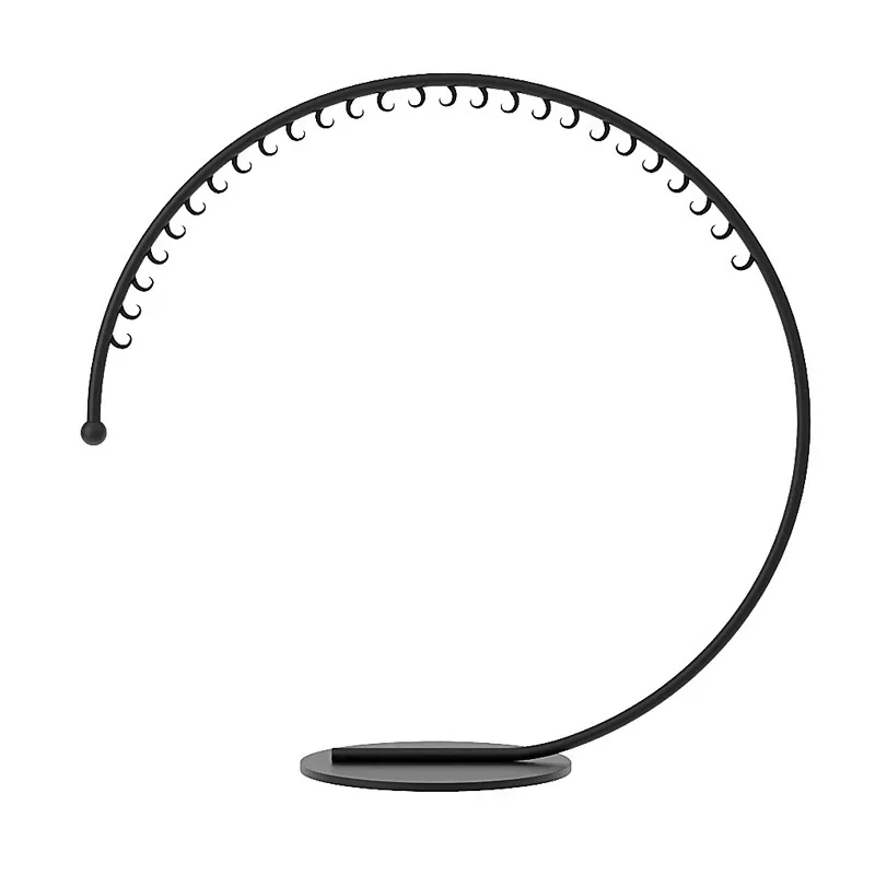 

DSA Women's Clothing Store Wrought Iron Shelf Display Rack Floor-to-ceiling Creative Nakajima Display Rack Round Hanger
