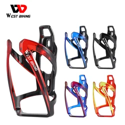 WEST BIKING Bottle Holder MTB Road Bicycle Water Bottle Cage Colorful Lightweight Cycling Bottle Bracket Bicycle Accessories