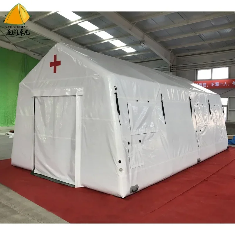 Tende antincendio ospedaliere di primo soccorso bianche di emergenza sanitaria medica per soccorso in caso di catastrofe gonfiabile Easy Set Up all'ingrosso