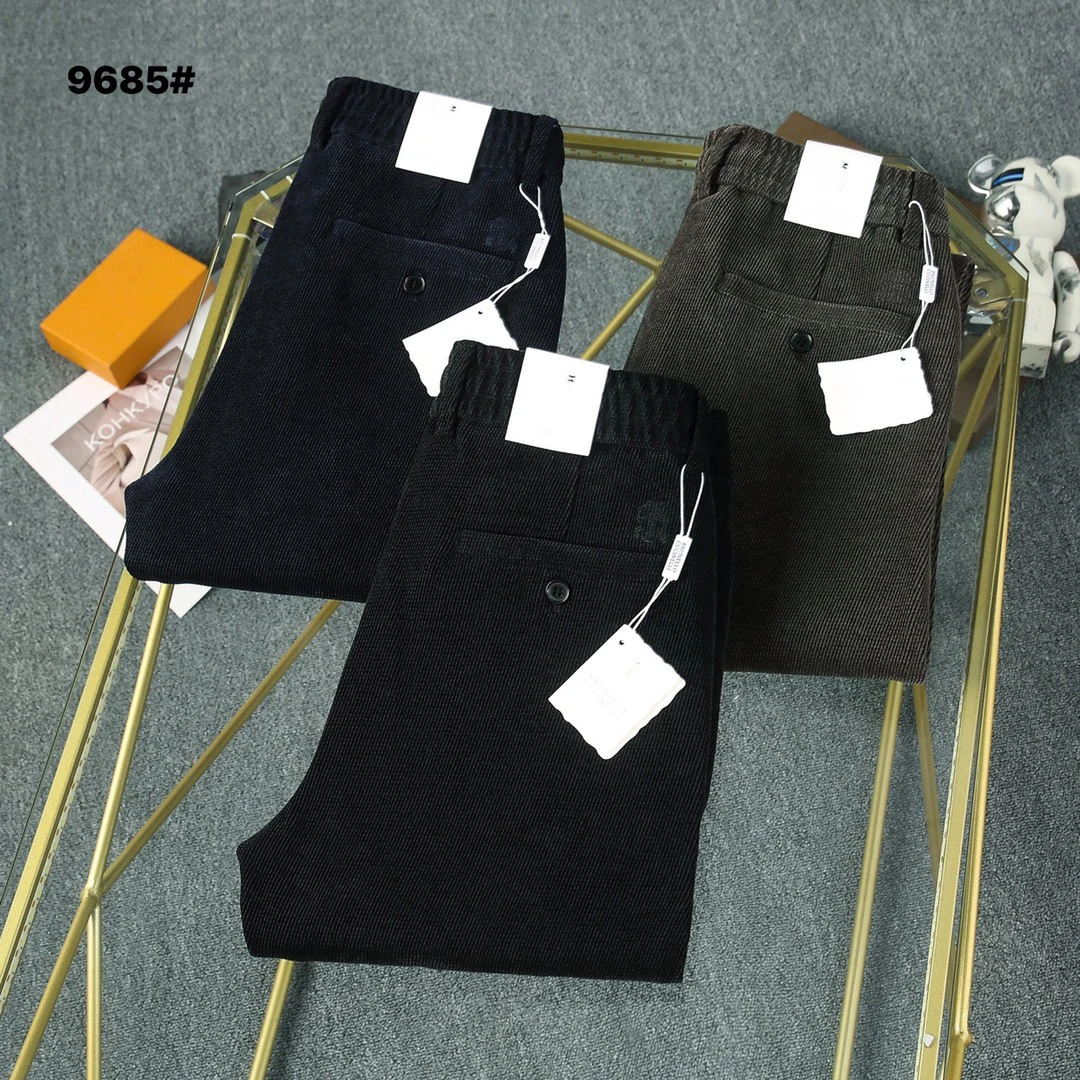 BLLIYOSS Old Money 2024 Autumn Winter Casual pants Men New Elastic Straight long Slim Fit Feet pants Customized Italia Comfort