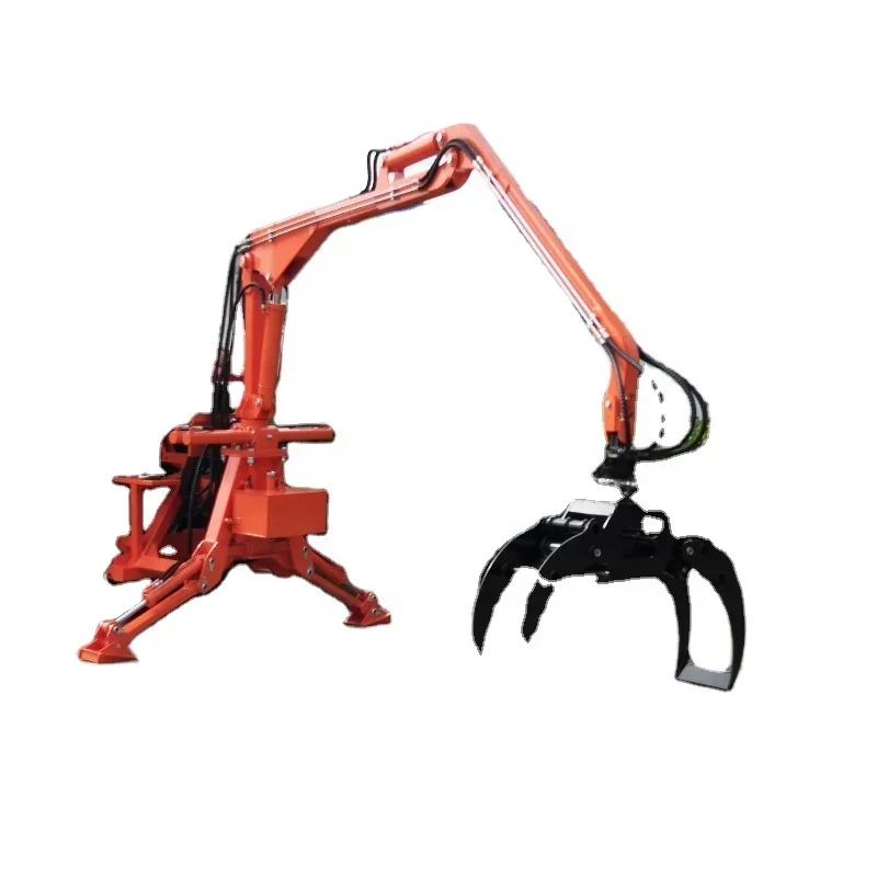 China Top Quality Mini Wood  Log Crane Grapple  for ATV/tractor in Germany/Canada/USA/Brazil