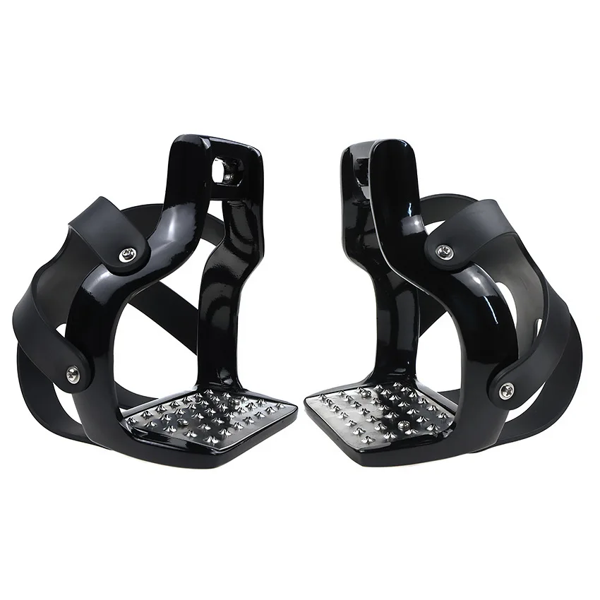 

Professional Horse Riding Stirrups Horse Saddle Stirrups Hight Quality Aluminum Riding Protection Saddle for Equestrian