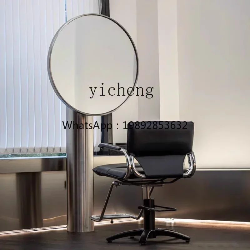 LYY   barber shop mirror table hair salon special hair mirror perm and dye single-sided mirror floor