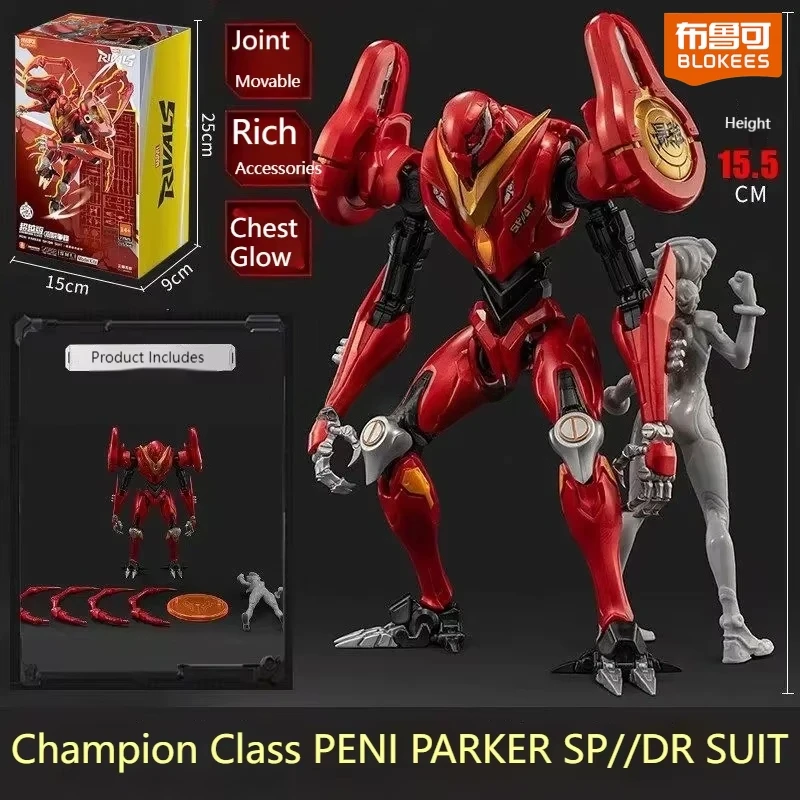 

Blokees Marvel Rivals Champion Class Peni Parker SP//DR Suit Spider-Man Model Kits Action Figure Collectible Desk Decor Toy Gift