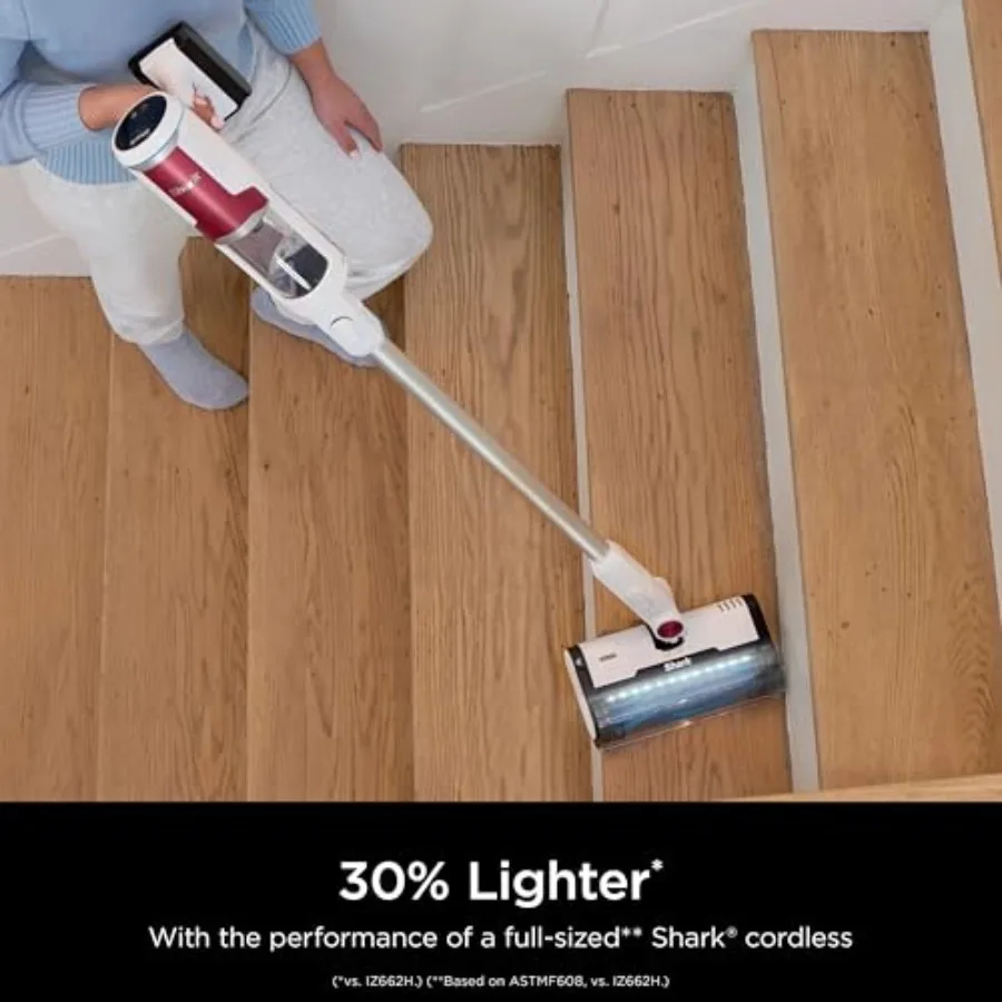 Clean Empty Cordless Stick Vacuum Cleaner Auto-Empty System Self Cleaning Brushroll HEPA Filter Powerful Suction Compact Lightw