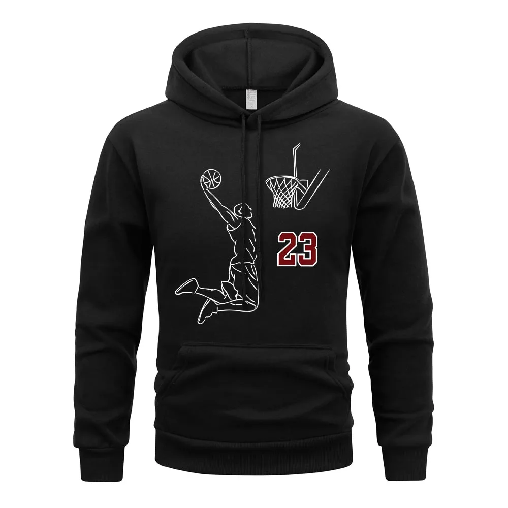 Goal Hoodie Men Basketball Legend Athlete Hoodies Soft Comfortable Sweatshirt Hip Hop Sportstwear Hoody Men's Clothing