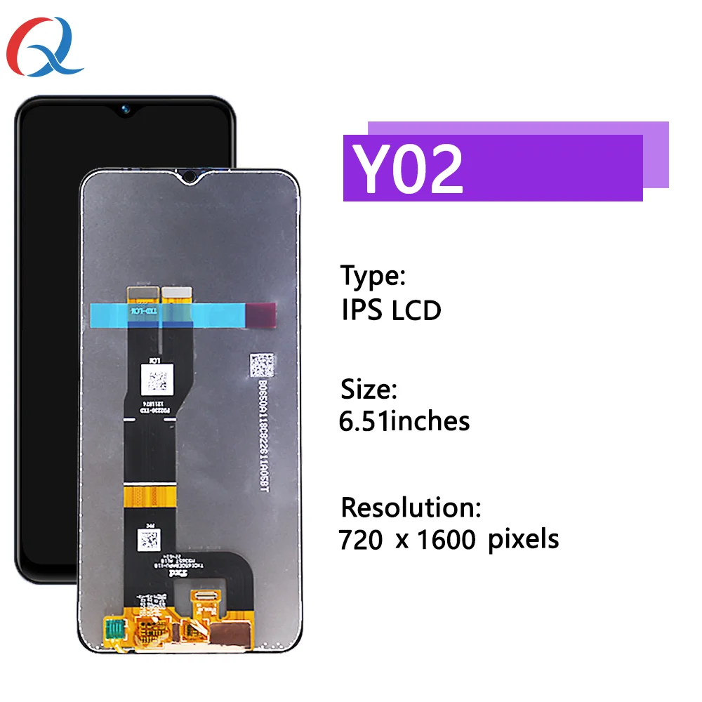 Pantalla For Vivo Y02 Screen Replacement Digitizer Assembly Mobile Phone Lcd For Vivo Y20 Lcd Original For Y20 Display