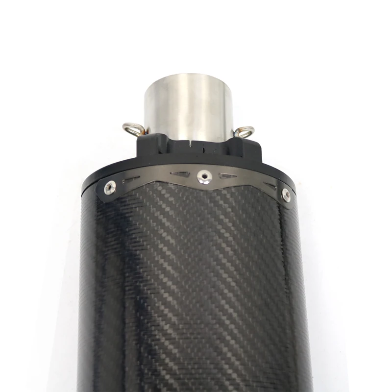 

ForR1 Two Brothers Escape Black Series Dual Slip-On Exhaust 51mm Exhaust Pipe Racing Carbon Fiber Muffler