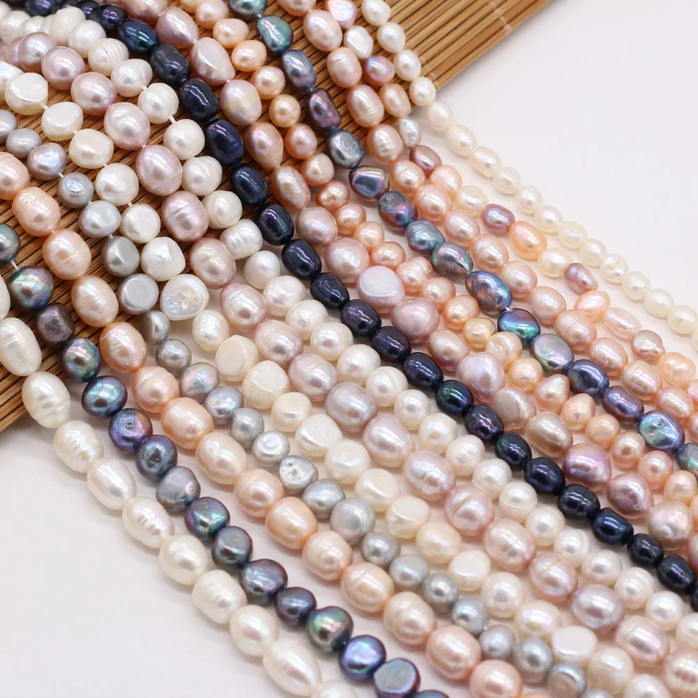 Natural Freshwater Baroque Pearl High Punch Loose Beads for Jewelry Making DIY Necklace Bracelet Accessories 36cm 14