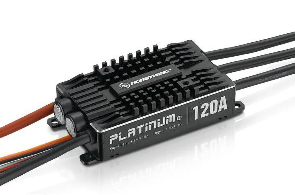 Hobbywing Platinum Pro V4 120A  Brushless ESC 3-6S Lipo BEC For Rc Drone Aircraft Helicopter