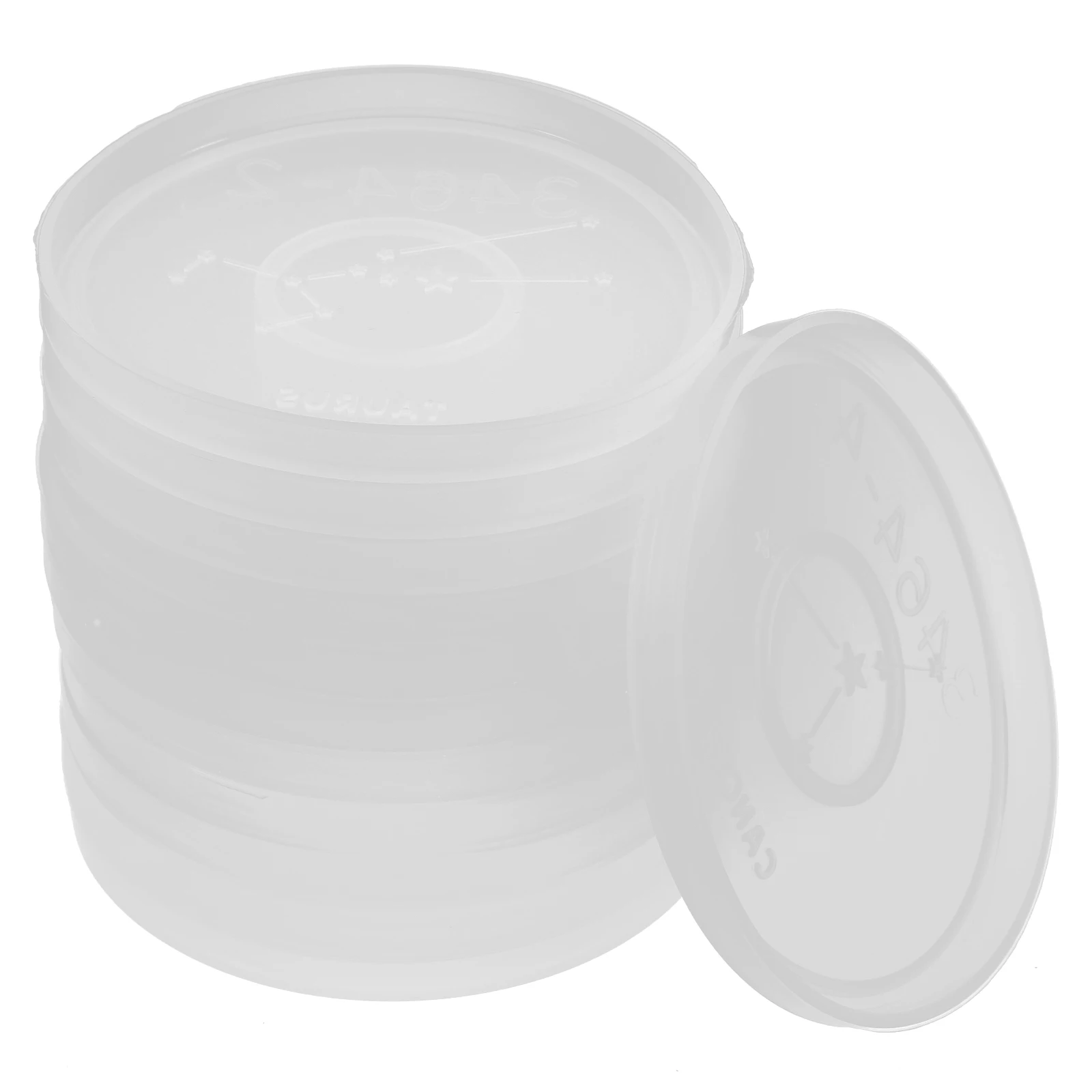 

12pcs Coaster Mold DIY Resin Epoxy Round Shape Cup Mat Mold Silicone Craft Non Stick Reusable Jewelry Accessories