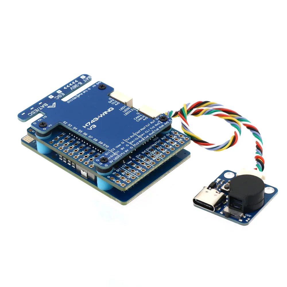 คอนโทรลเลอร์การบิน H743 WING V3 FC DPS310 ICM42688 ArduPilot INAV, คอนโทรลเลอร์การบิน H743 SLIM V3 FC STM32H743VIT6 5V 2A 2-8S F7