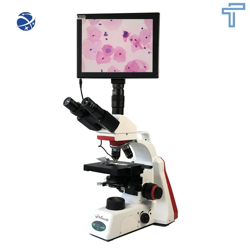 

Phenix BMC100-A3 40X-1000X LCD Screen Students Laboratory Trinocular Digital Biological Microscope for Medical Research