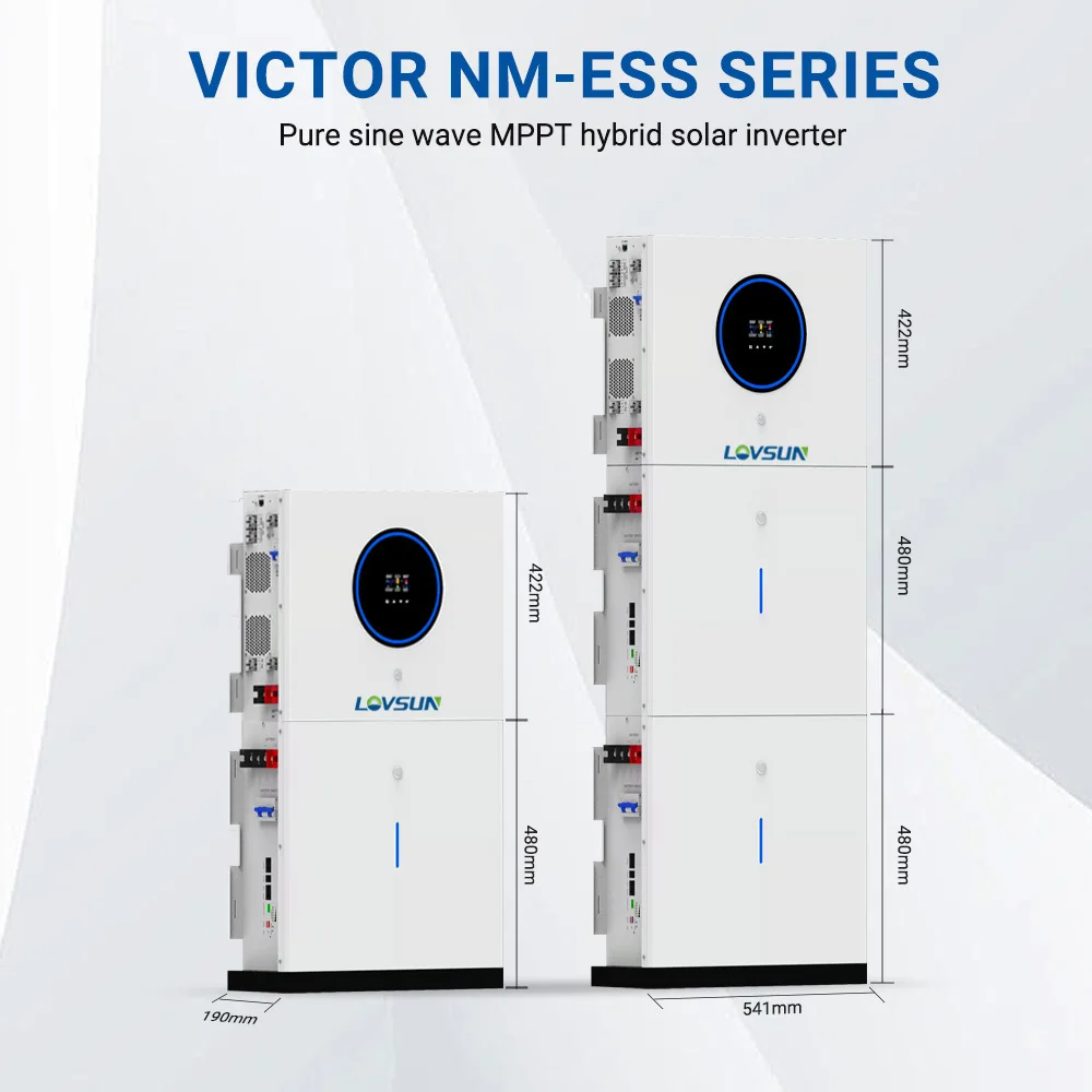 Complete Set 5kW Home Solar Energy Storage System 6kW 8kw 10kw Hybrid Grid off Grid Inverter All in One Solar Power System Kit