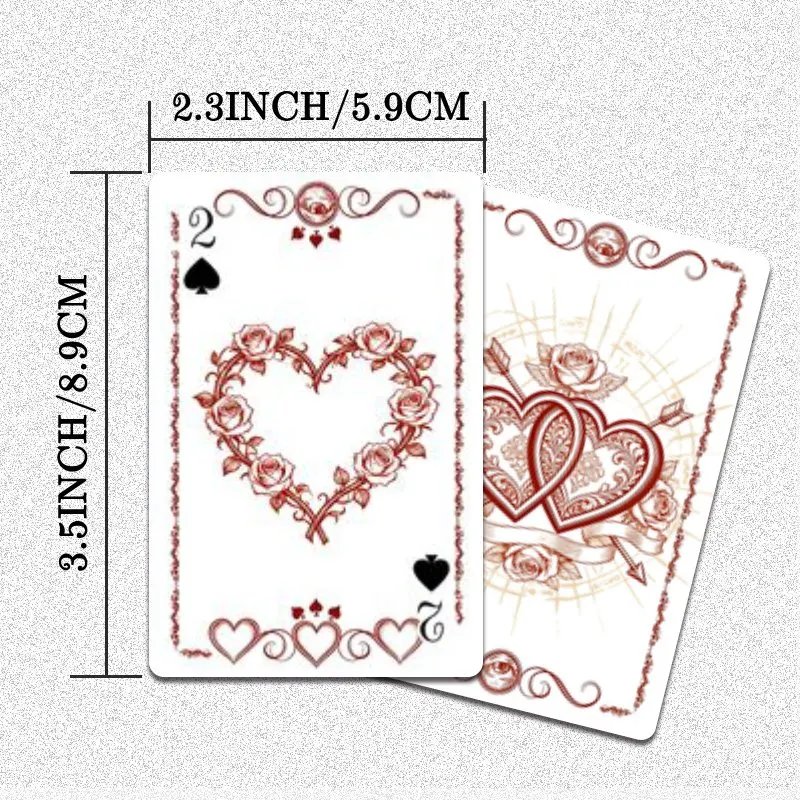 54pcs Premium Poker Cards,Standard Playing Cards for Adult,Premium Poker Card for Euchre,Canasta,Family Game Night,Party Games