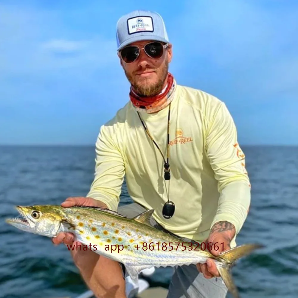 

Fishing Shirts Long Sleeve Uv Protection Clothing Mens Outdoor Summer Jersey Upf 50 Clothes Performance Breathable Fishing