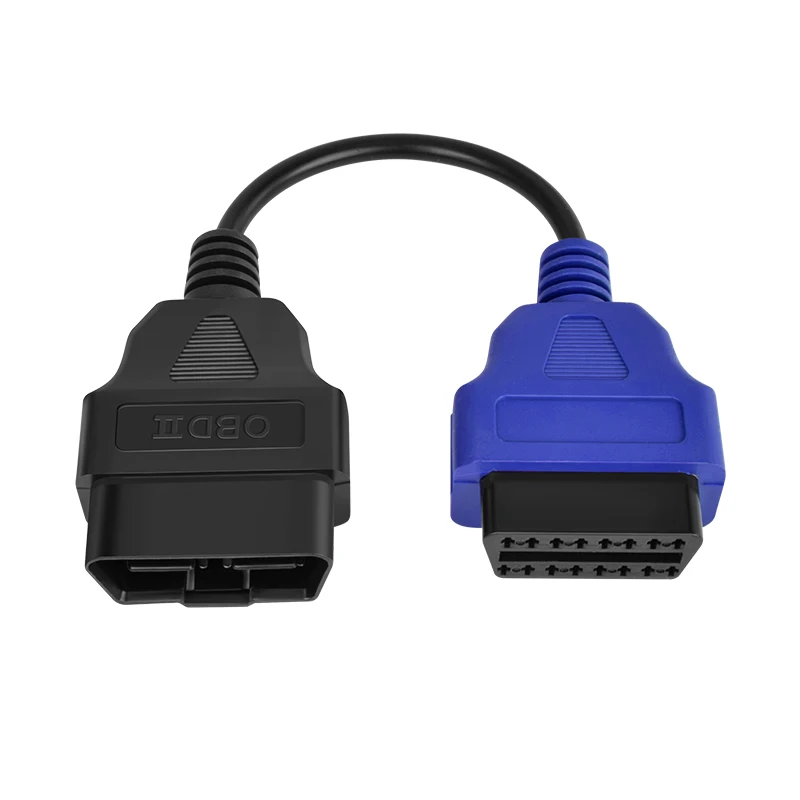 Newest 6 Color Auto OBD2 Connector Diagnostic Adapter Cable for FiatECUScan and Multiecuscan for Fiat Alfa Romeo and for Lancia